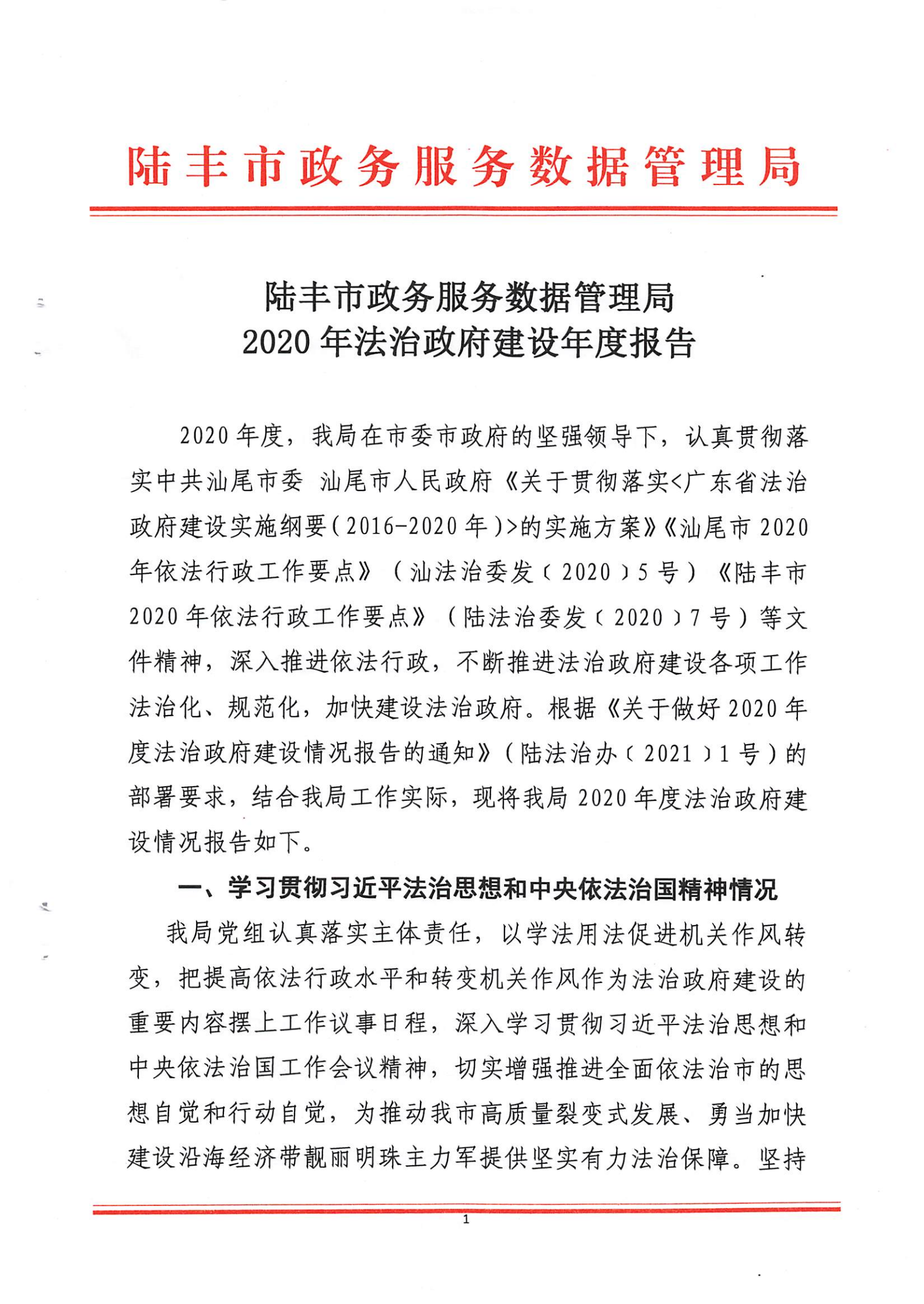 20210115-019（陸豐市政務服務數據管理局2020年法治政府建設年度報告）_00.png